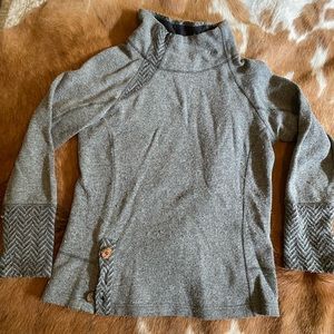 Prana Wool Turtle Neck Wool Sweater